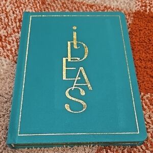 ❤️10/$16 New Threshold Teal Journal with Gold Details